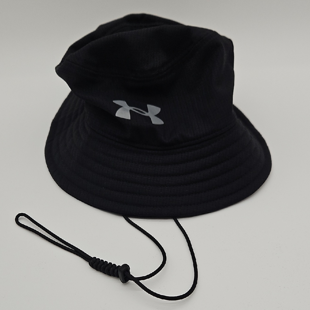 Under Armour Black Bucket Hat with Logo
